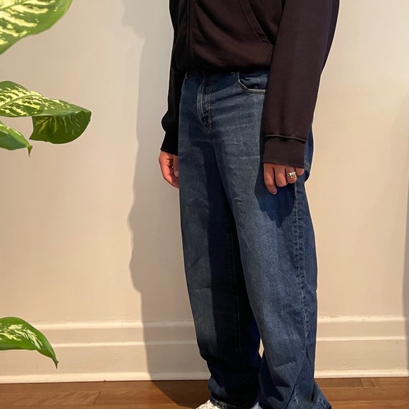 Dark blue baggy jeans - Picture 2 of 2